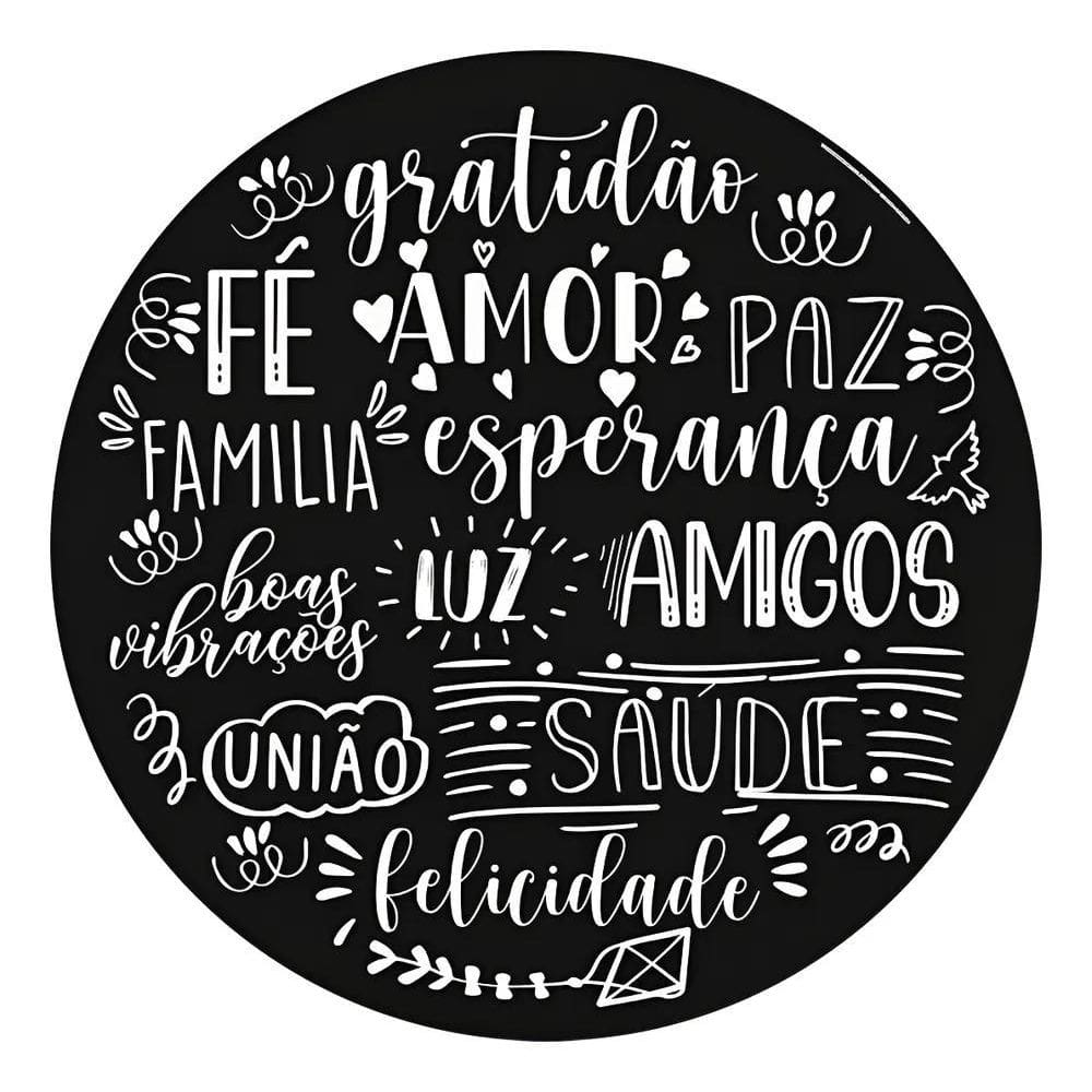 Painel Festa Redondo Sublimado 3D Tecido C/Elástico 1,5 Fras