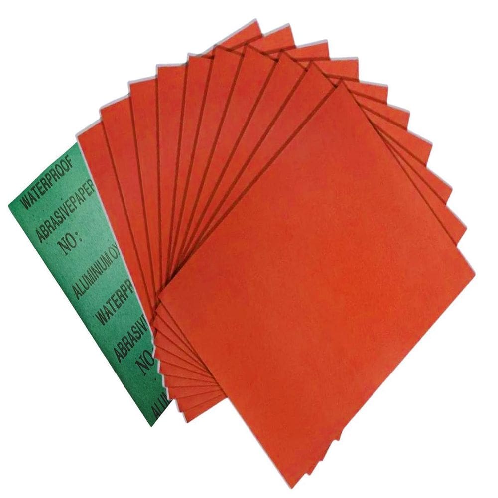 100 X Lixas Dágua 28X23Cm Desbaste Seco Úmida Massa Parede