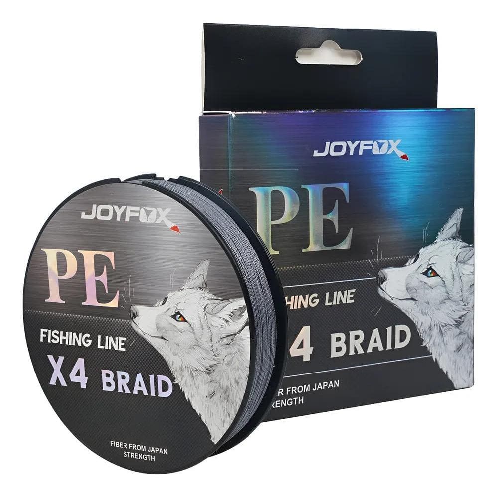Linha Pesca Joyfox Multifilamento Cinza 300M 4X 0.305Mm 45Lb