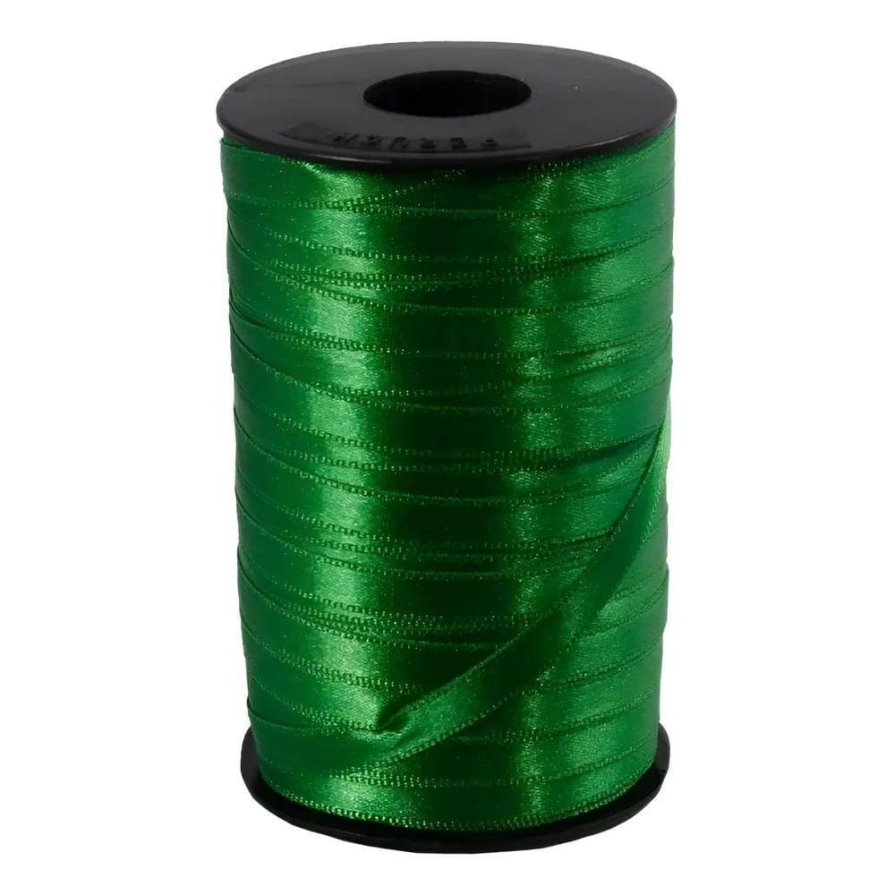 Fita De Cetim Trader 7Mm - Nº01 C/100 Metros Cor 134 Verde B