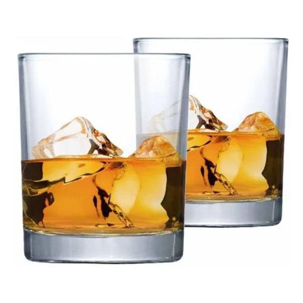 3X Kit Copo Prestige On The Rocks Whisky 2Pçs 340Ml, Ruvolo