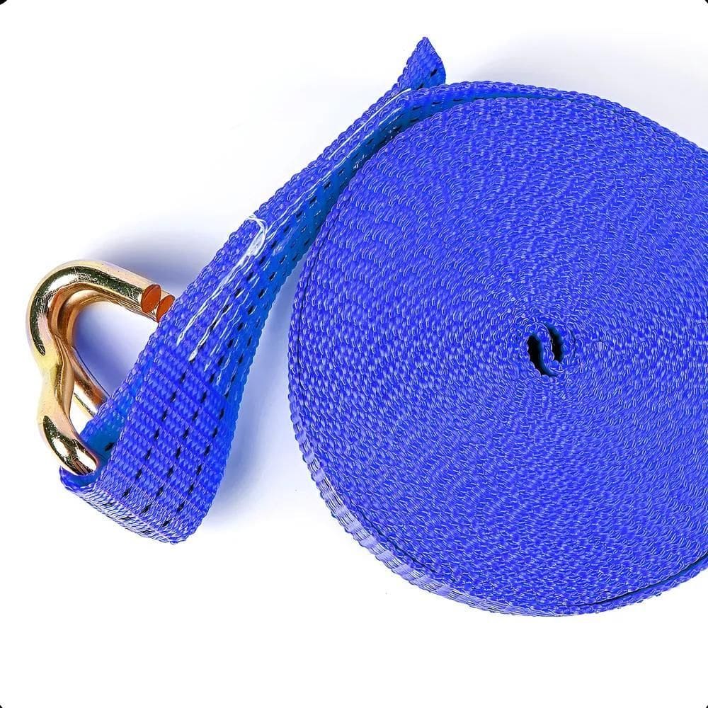 Cinta Fita 3 Toneladas Reforçada 50Mm 9 Mts Amarrar Ca Azul