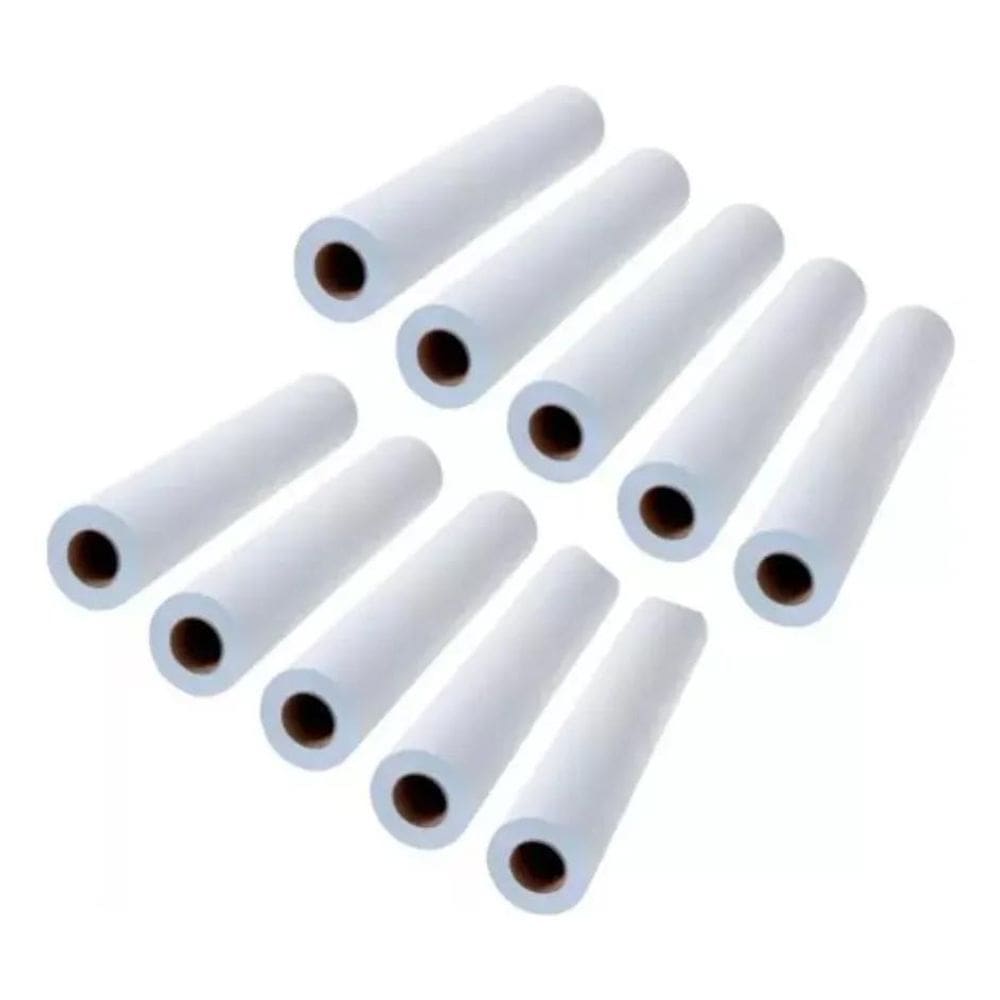 Lençol Descartável Papel Hospitalar Maca 50X50 10 Bobinas