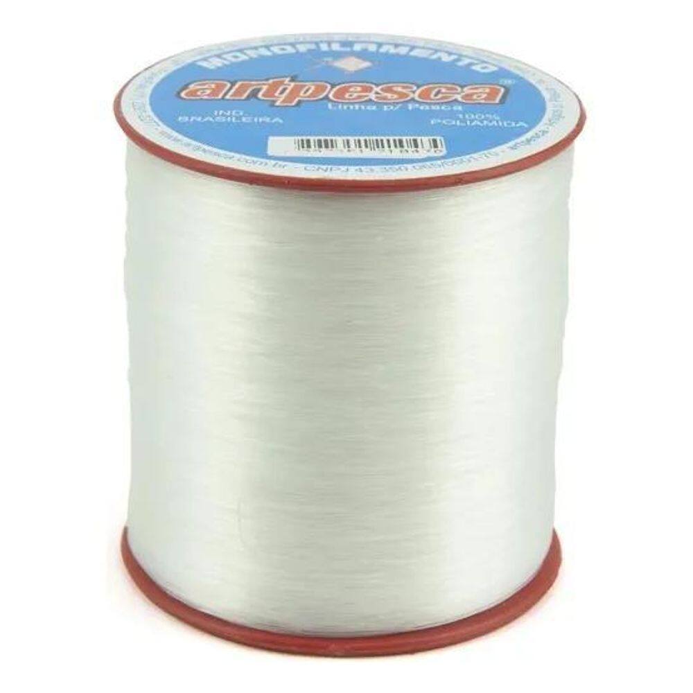 Linha De Pesca Nylon Monofilamento Carretel 100G 0.70Mm - 22