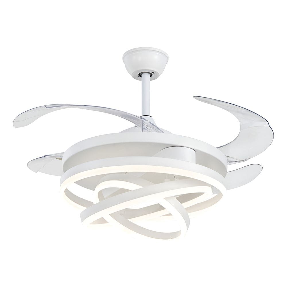 Ventilador Teto Retratil Controle Remoto 3 Led 108cm Bivolt