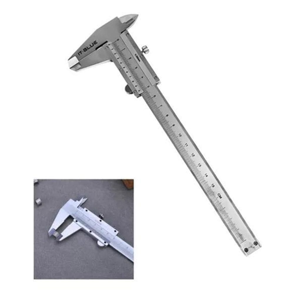 Paquimetro Manual Universal Analogico 150Mm Aço Inox