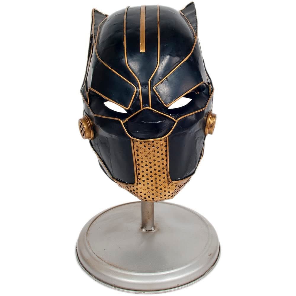 Escultura: Artesanato Antigo e Moderno, Capacete de Pantera Negra, Ferro