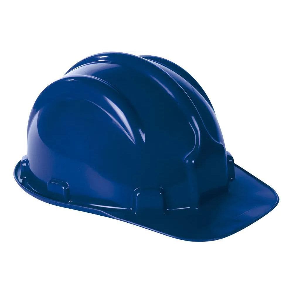 Capacete De Segurança Com Aba Frontal Azul Obra Classe B - P