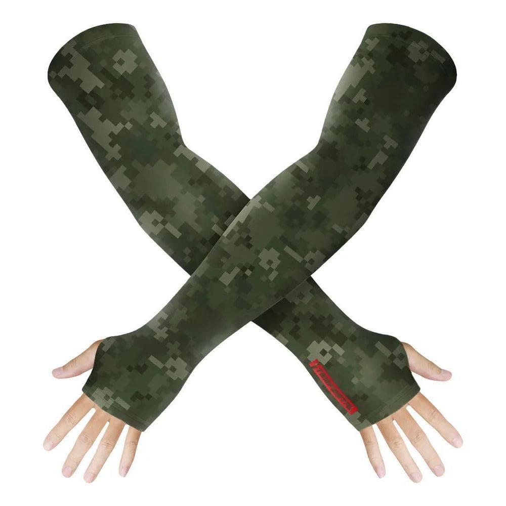 Manguito Uv50 Proteção Solar Ciclismo Manga Br Camuflada Ver