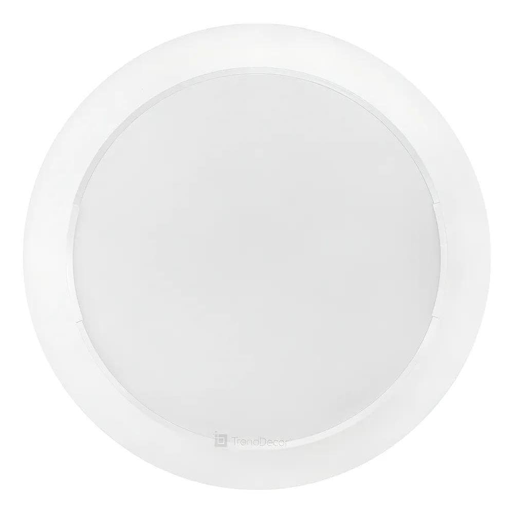 Painel De Led Plafon Sobrepor Redondo Lys 18W Luz Quente 300