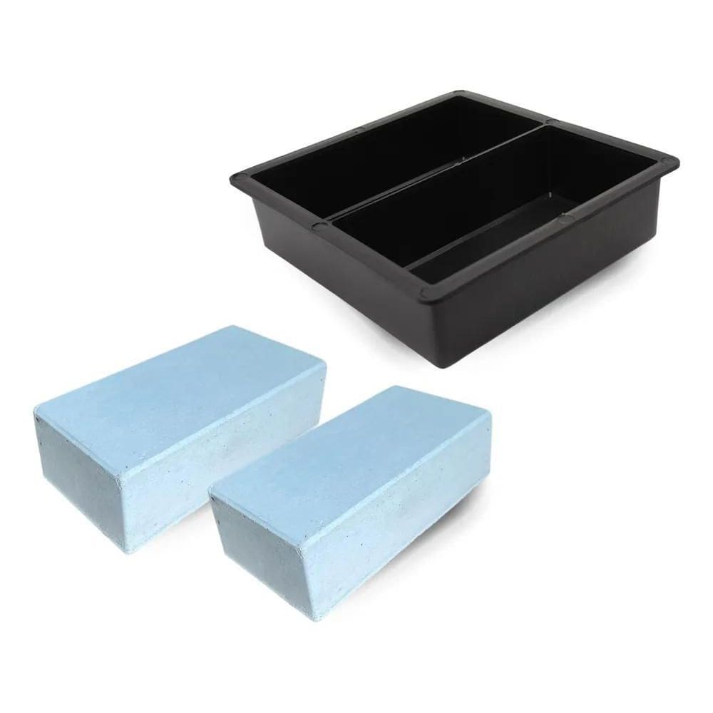 Forma Tijolinho Paver 20X10X6 Dupla Intertravada -5 Unidades