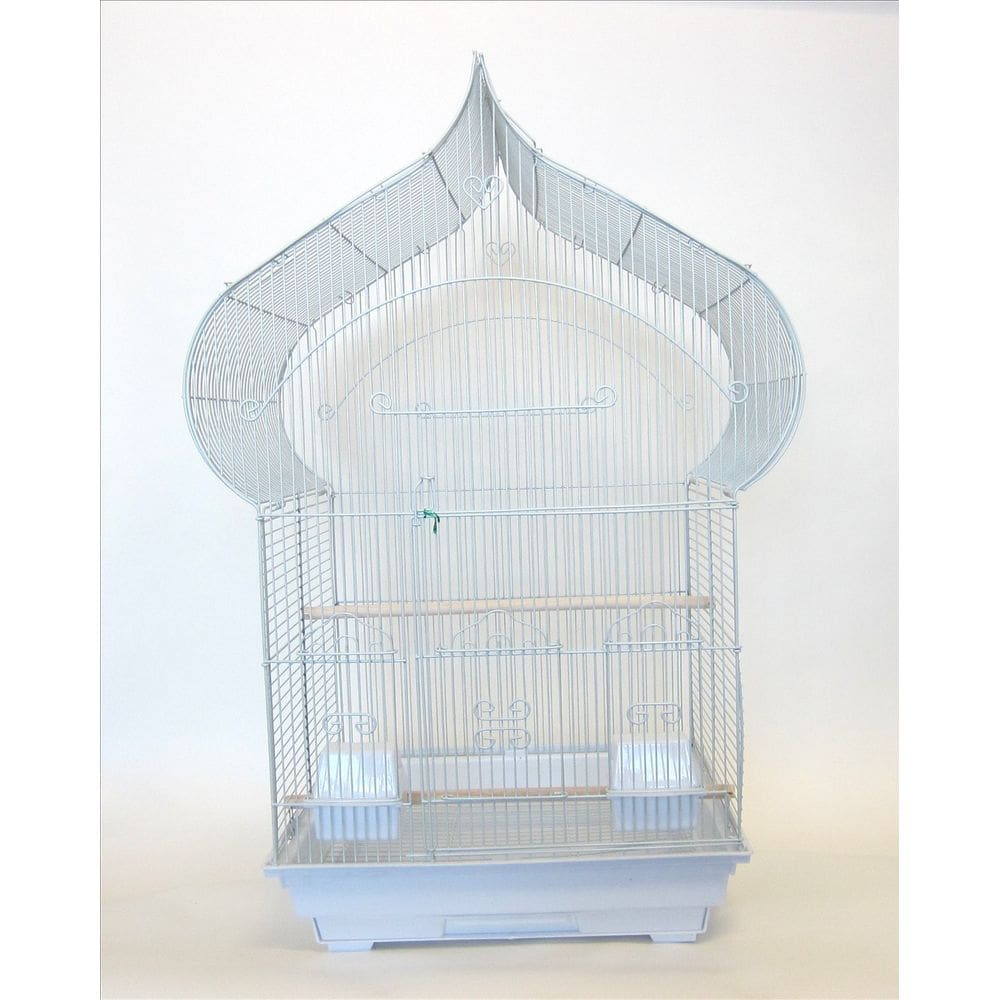 Gaiola de pássaros YML Taj Mahal 46x36cm com espaçamento entre barras de 3/8 polegadas