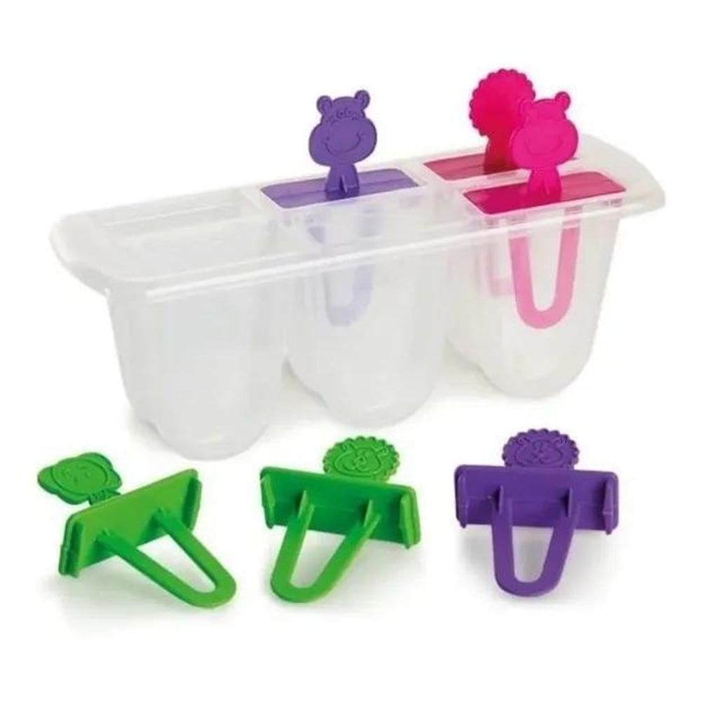 Forma Sorvete Picoleteira Picolé Infantil Divertida Bichinho