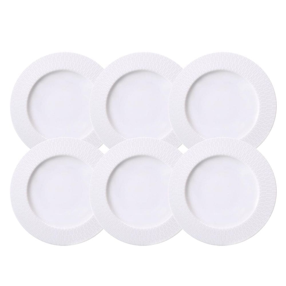 Jogo Pratos Rasos Santorini 28Cm 6 Pçs Porcelana Tramontina
