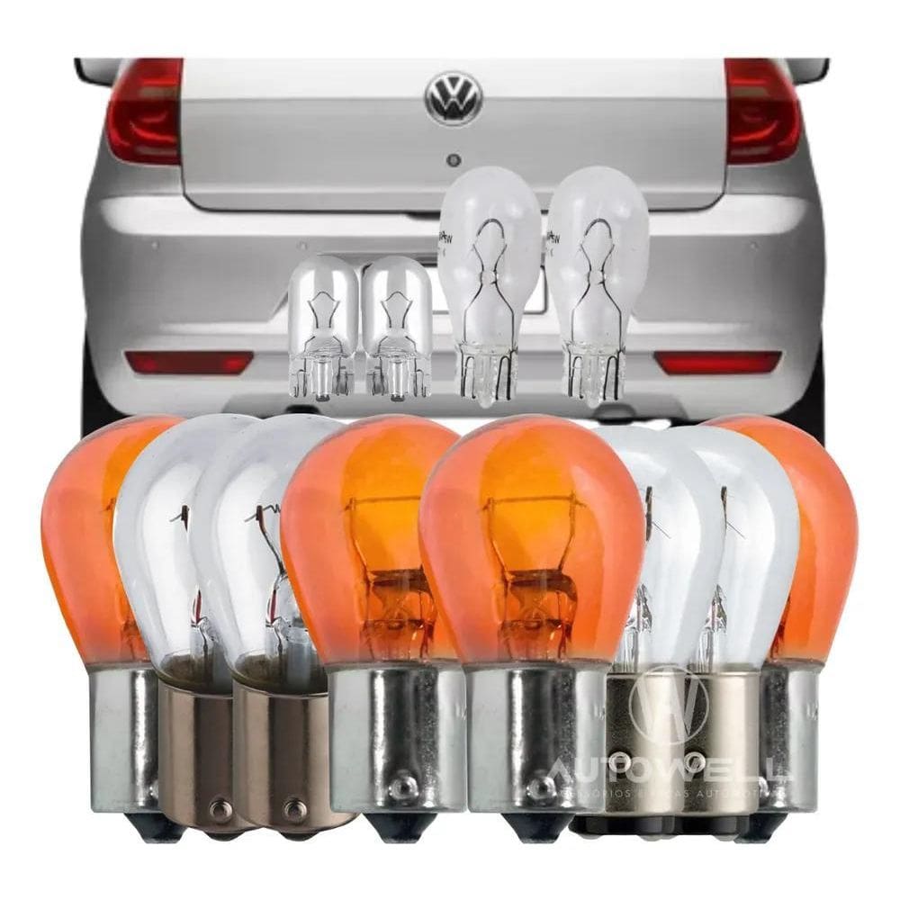 Lâmpadas Lanterna Traseira Fox Crossfox Spacefox Gol Polo