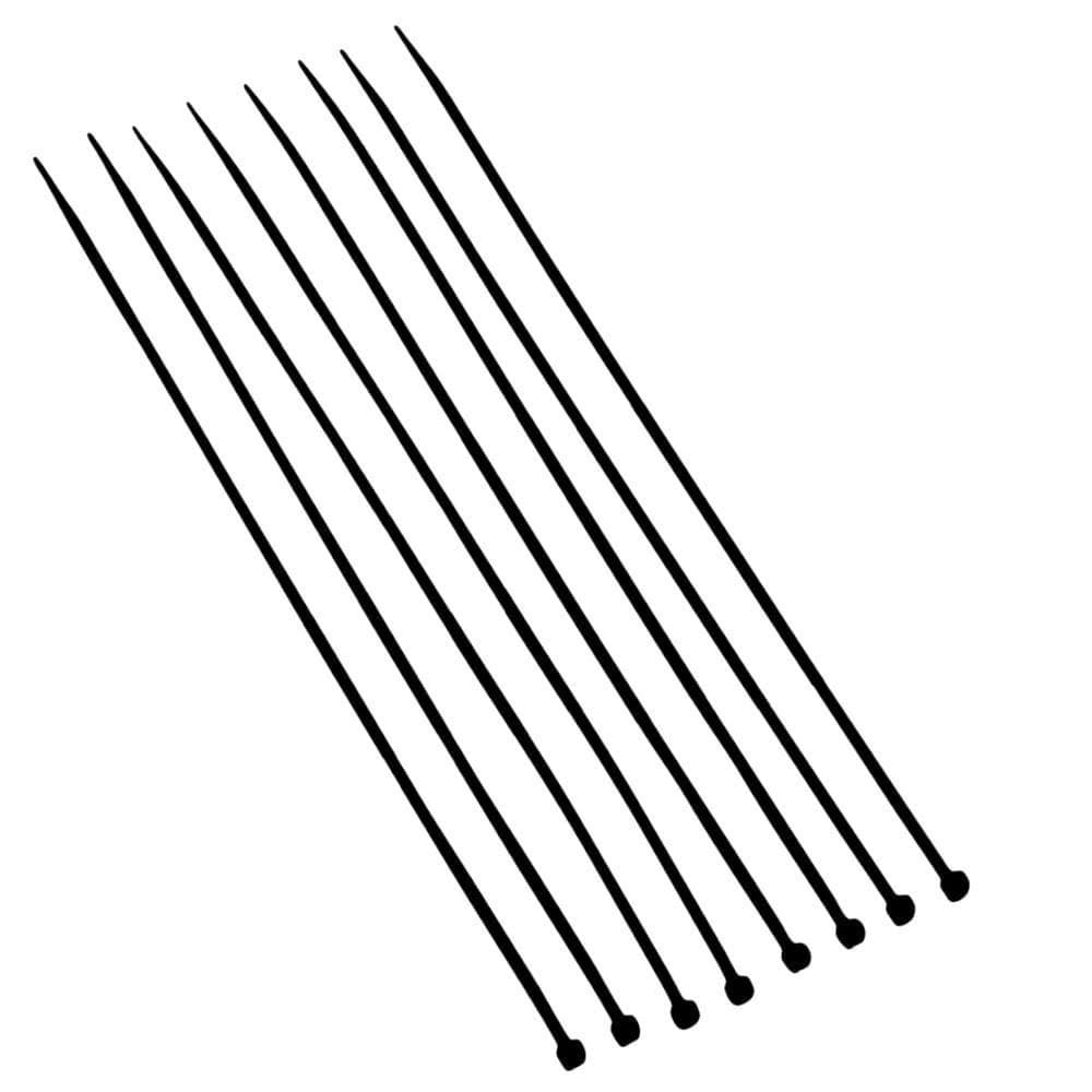 Abraçadeiras De Nylon Preta 2.5x200mm Com 100 Peças - 8857 - Brasfort