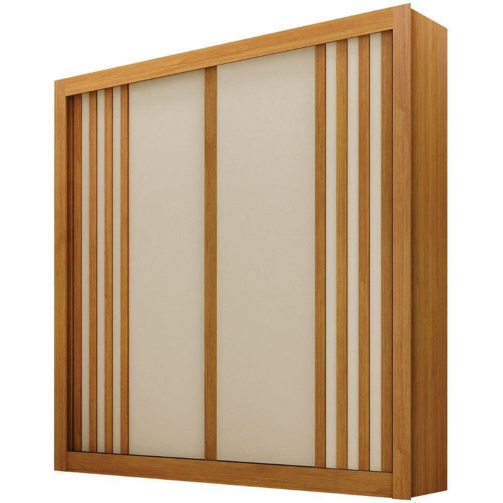 Guarda Roupa Milano Cinamomo Off White 2 Portas 2 Gavetas Leifer Móveis