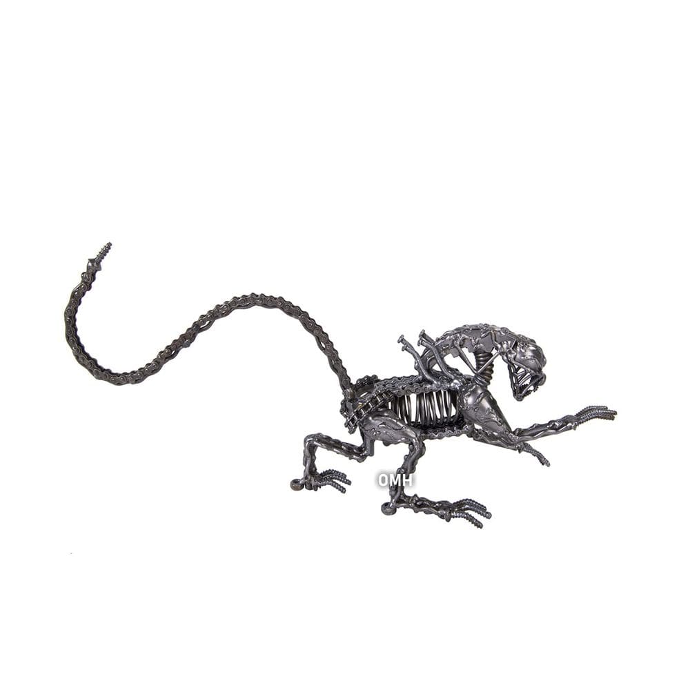 Estatueta Old Modern Handicrafts Alien Xenomorph Metal, modelo 31x11x18 cm