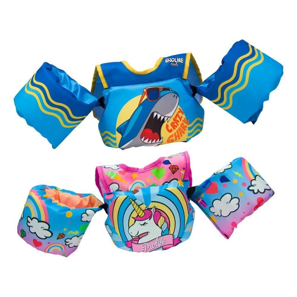 Colete Salva Vidas Infantil Piscina Boia De Braç Unicórnio