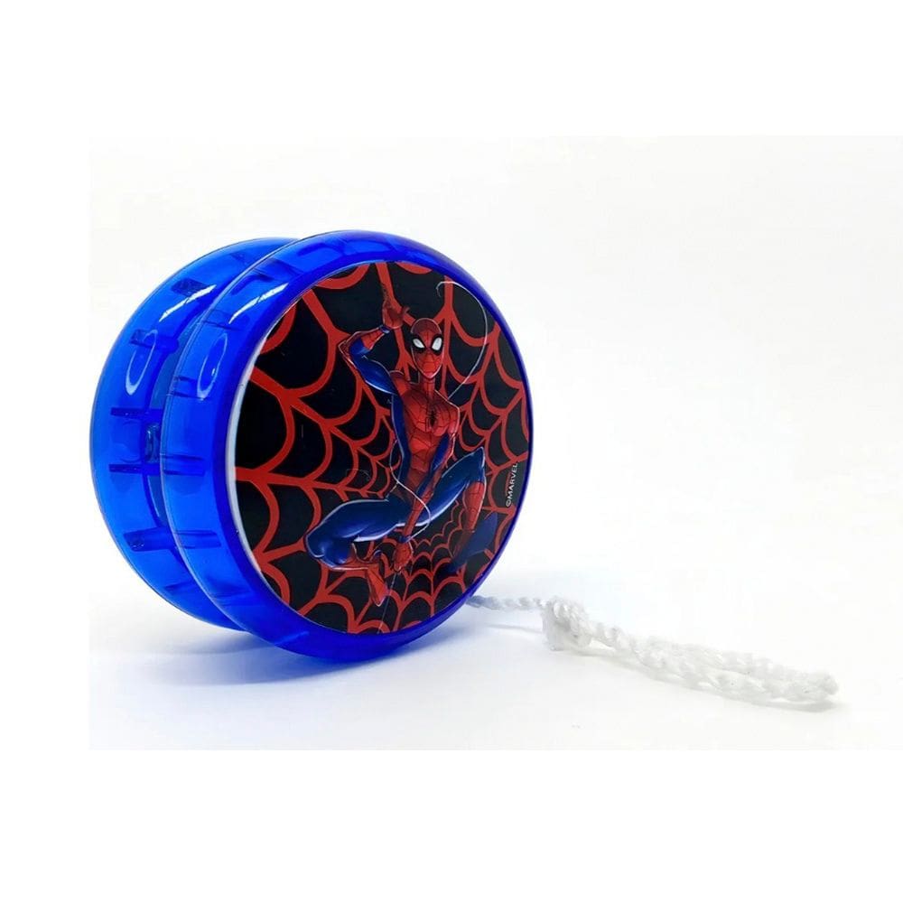Brinquedo Infantil Yo-Yo Ioiô Marvel Homem Aranha Azul C/Luz