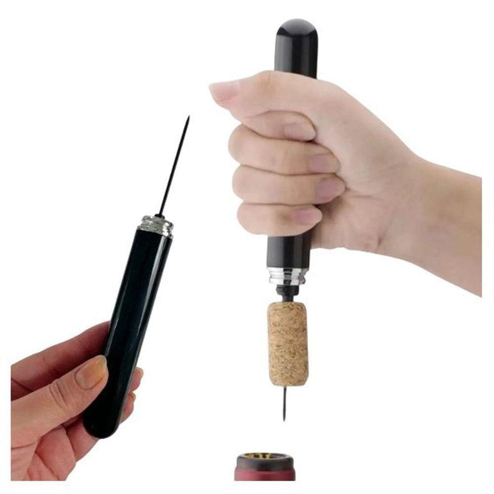 Saca-Rolhas Pneumático - Preta