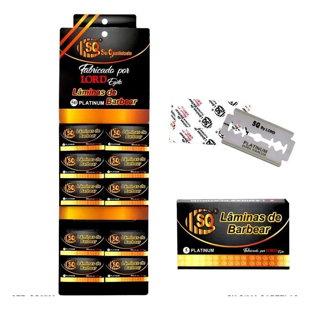 Cartela 50 Lâminas De Barbear Fabricado No Egito Pela Lord