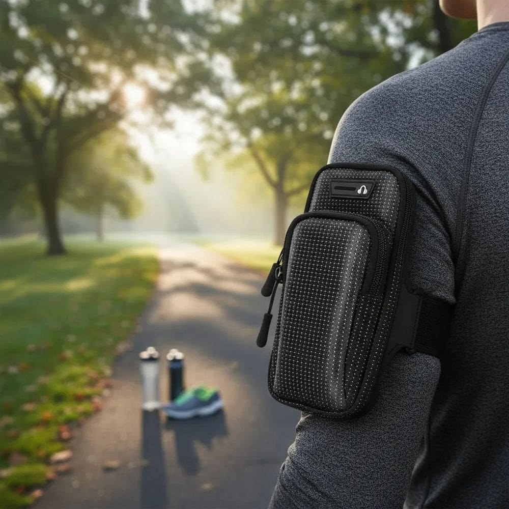 Bolsa de Braço Esportiva Multifuncional Celular Academia Caminhada Bike