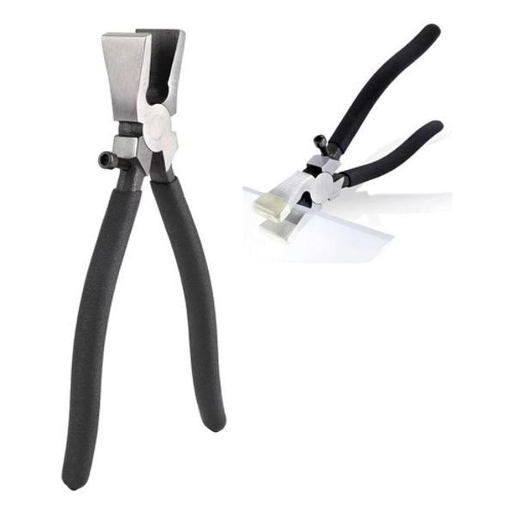 Alicate Bico De Pato Regulador Preto Vidro Reto