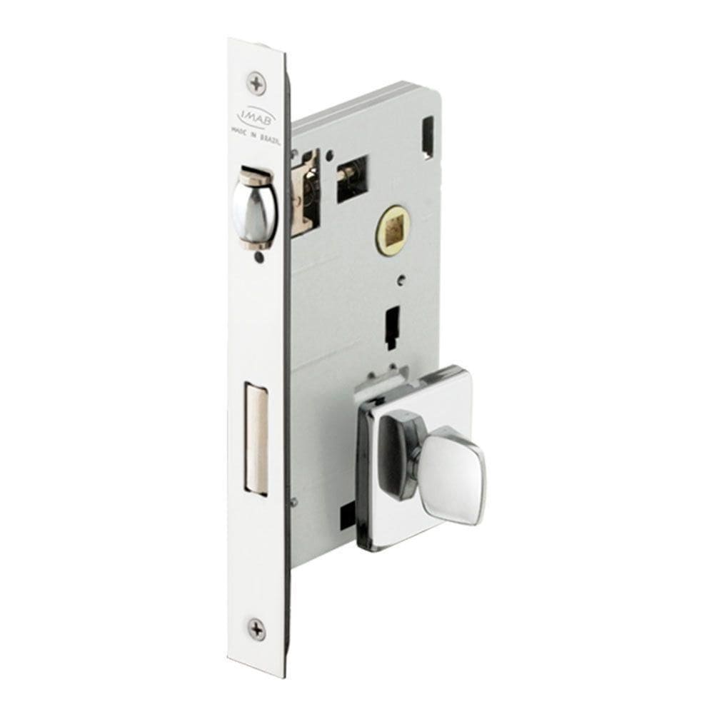 Fechadura Rolete 1710 Quadrada Banheiro Cromada Xp