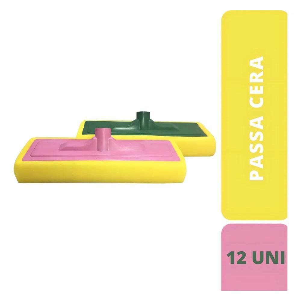 Rodo Passa Cera Espuma Para Pisos  Com 12 Uni Full
