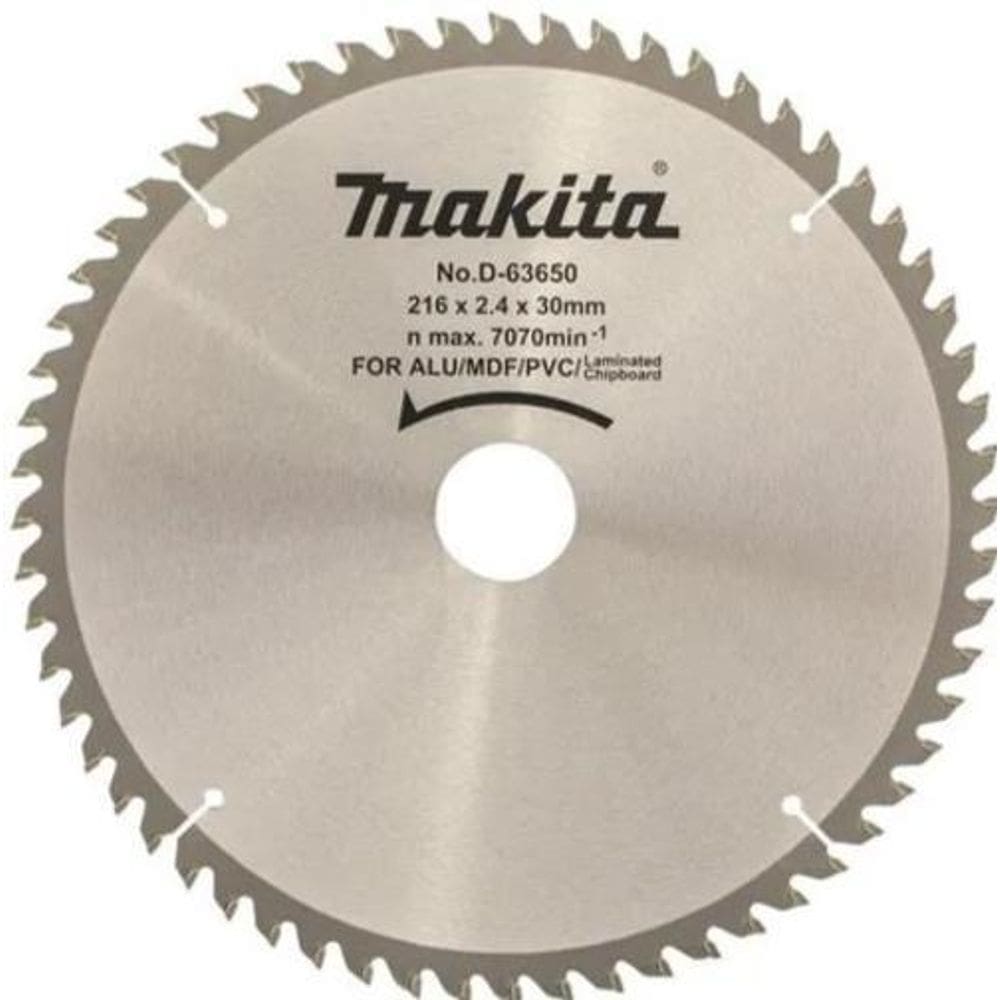 Lamina Serra Makita D-63650 Multi Purpose 216Mm X 30Mm 60T