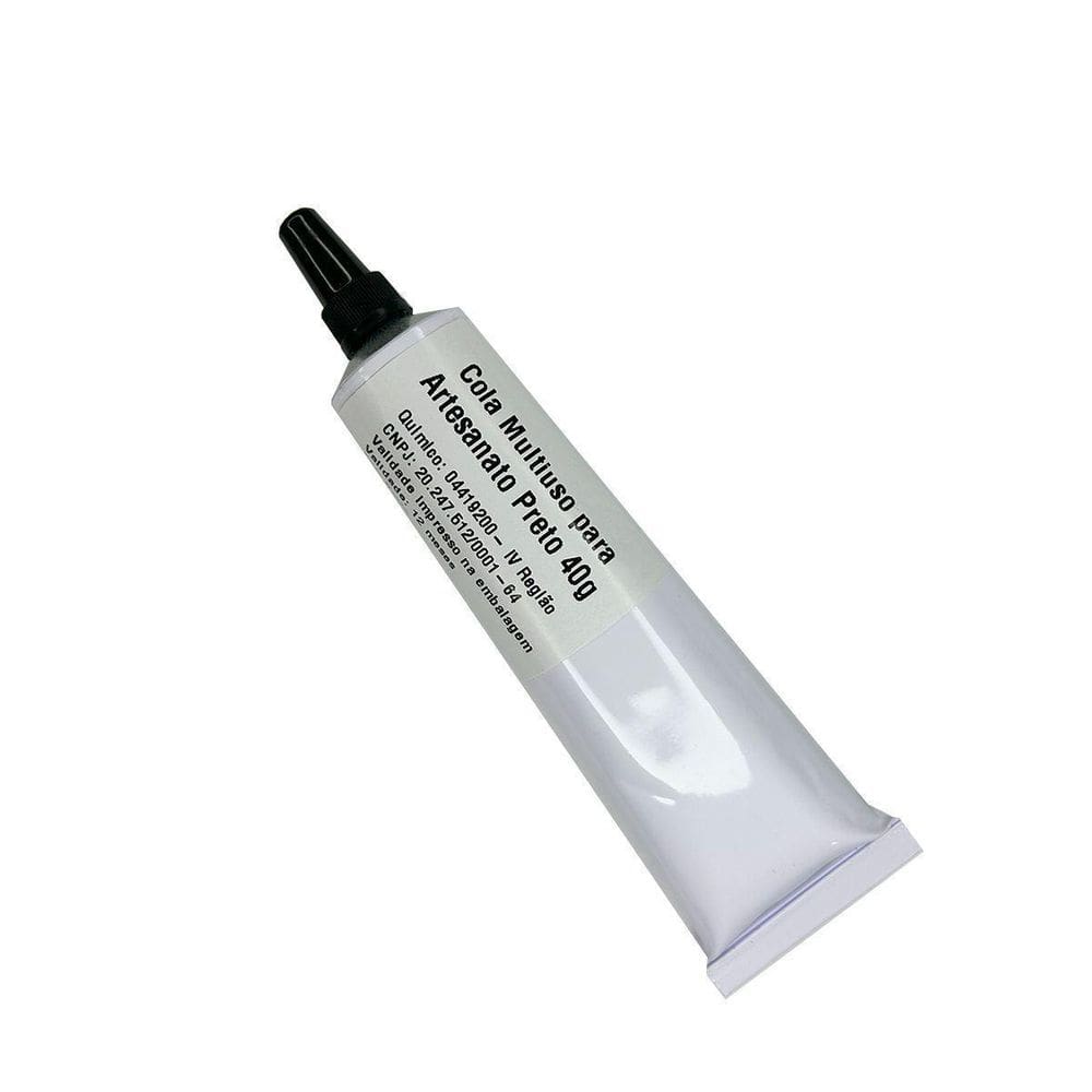 Cola Multiuso Para Artesanato Preto 40G