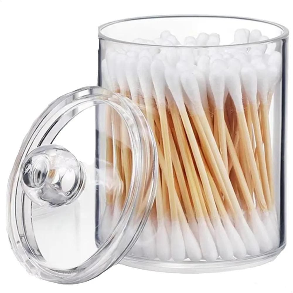 Cotonete, Cotonete, Cotonetes, Organizador De Recipientes E