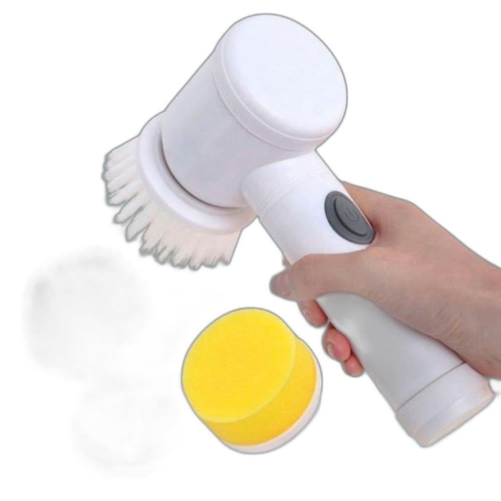 Escova Giratória Multifuncional Recarregável 5 Em 1 Limpeza