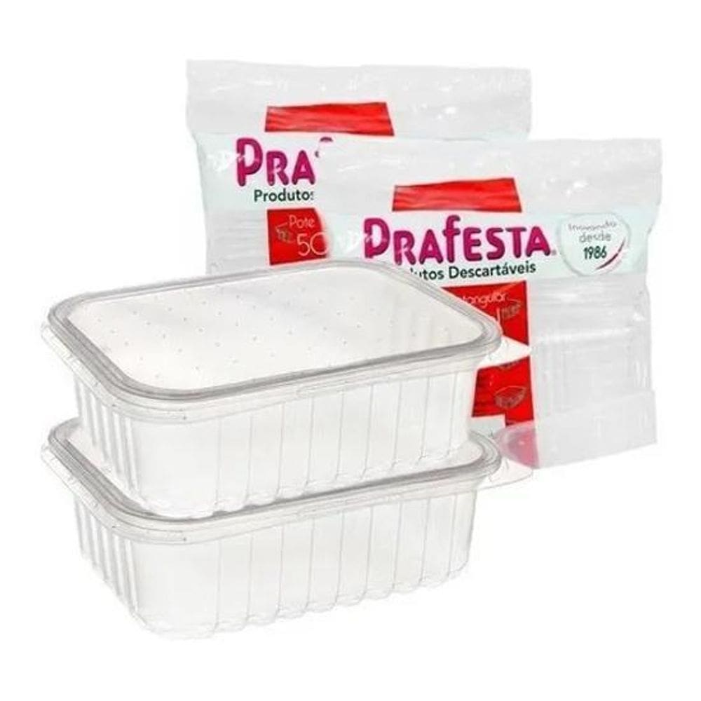Pote Descartável 750Ml Freezer Microondas Marmita - Com 24 U