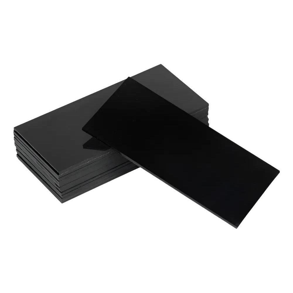 Kit 10 Lente Retangular Escura Para Mascara Solda Tonali Pre