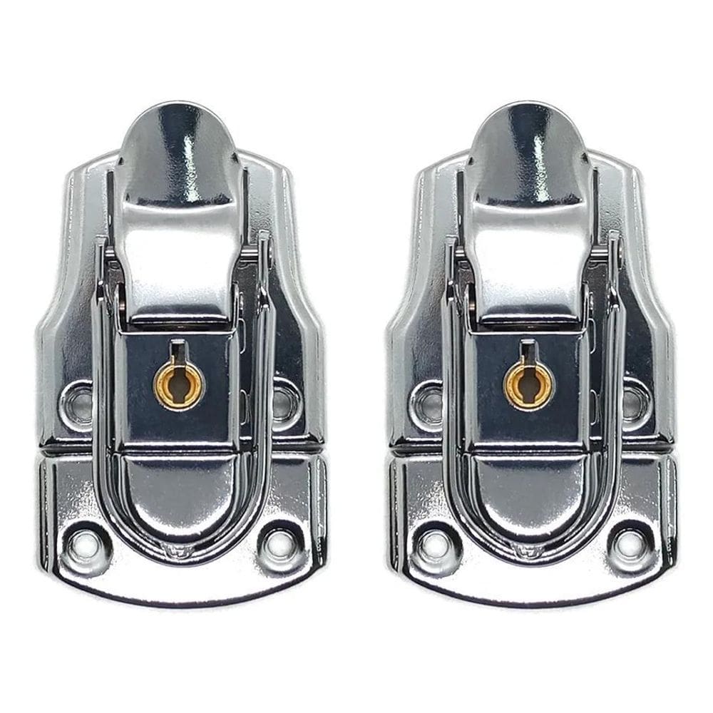 Fecho Externo Com Chave Engate Rápido Para Cases - Kit 2 Un