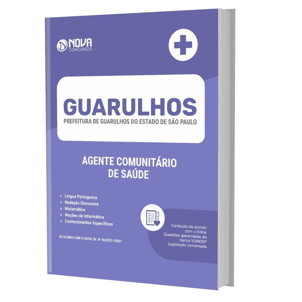 Apostila Concurso Guarulhos Sp 2023 Agente Comunitário Saúde