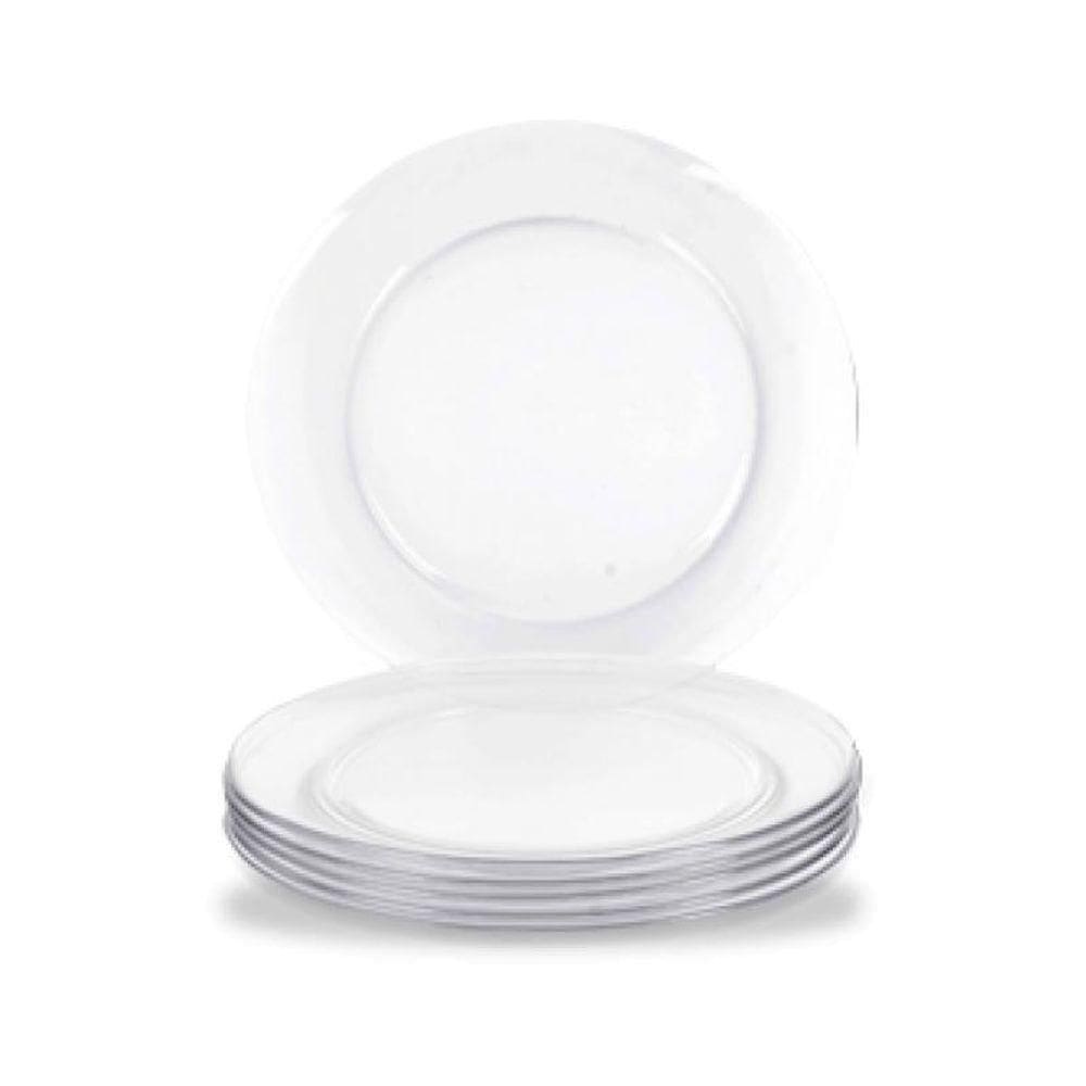 Jogo 8 Pratos Raso Gourmet Astral 26cm Marinex Santa Marina