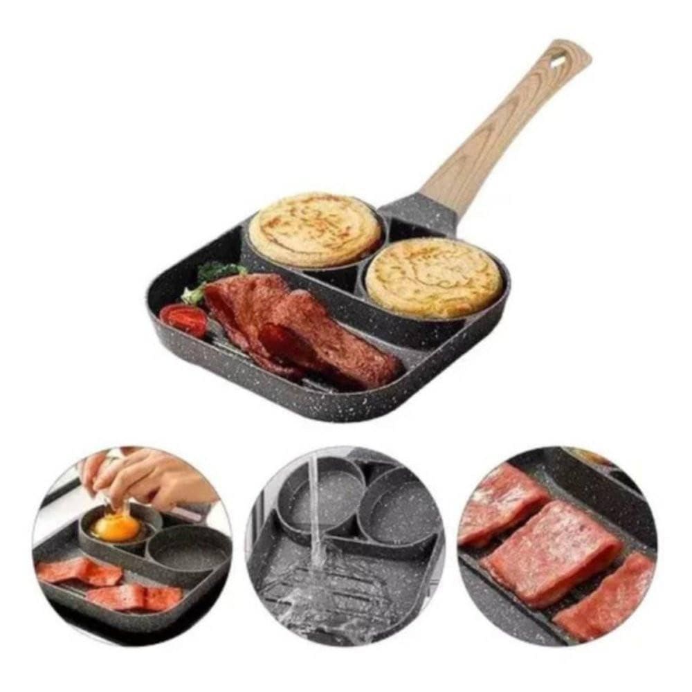 Frigideira Multifuncional 3 Em 1 Antiaderente