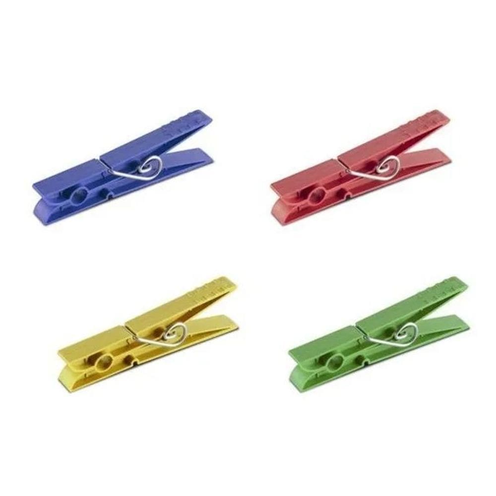 10X Prendedor De Roupa Plástico Pregador Kit 144 Unidades B