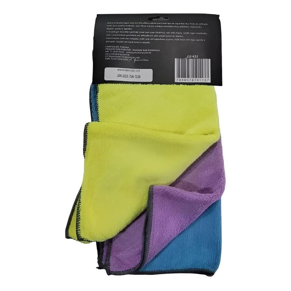 Flanela Super Luxo Limpeza Geral Em Microfibra 35X35Cm