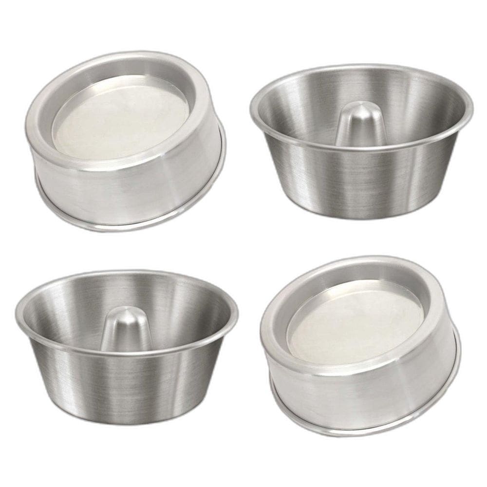 2 Formas De Pudim Suíça + 2 Formas Ballerine