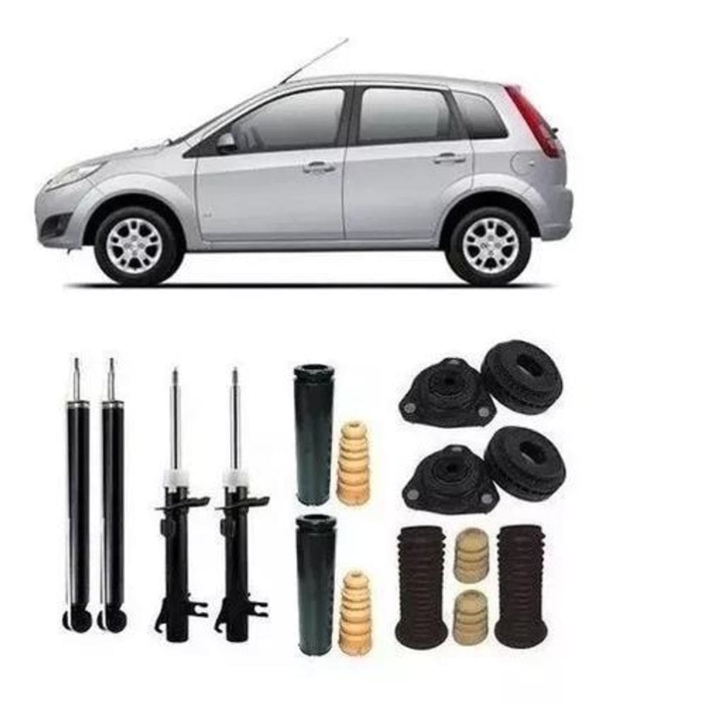 4 Amortecedor+ Kit Suspensão Fiesta 2006