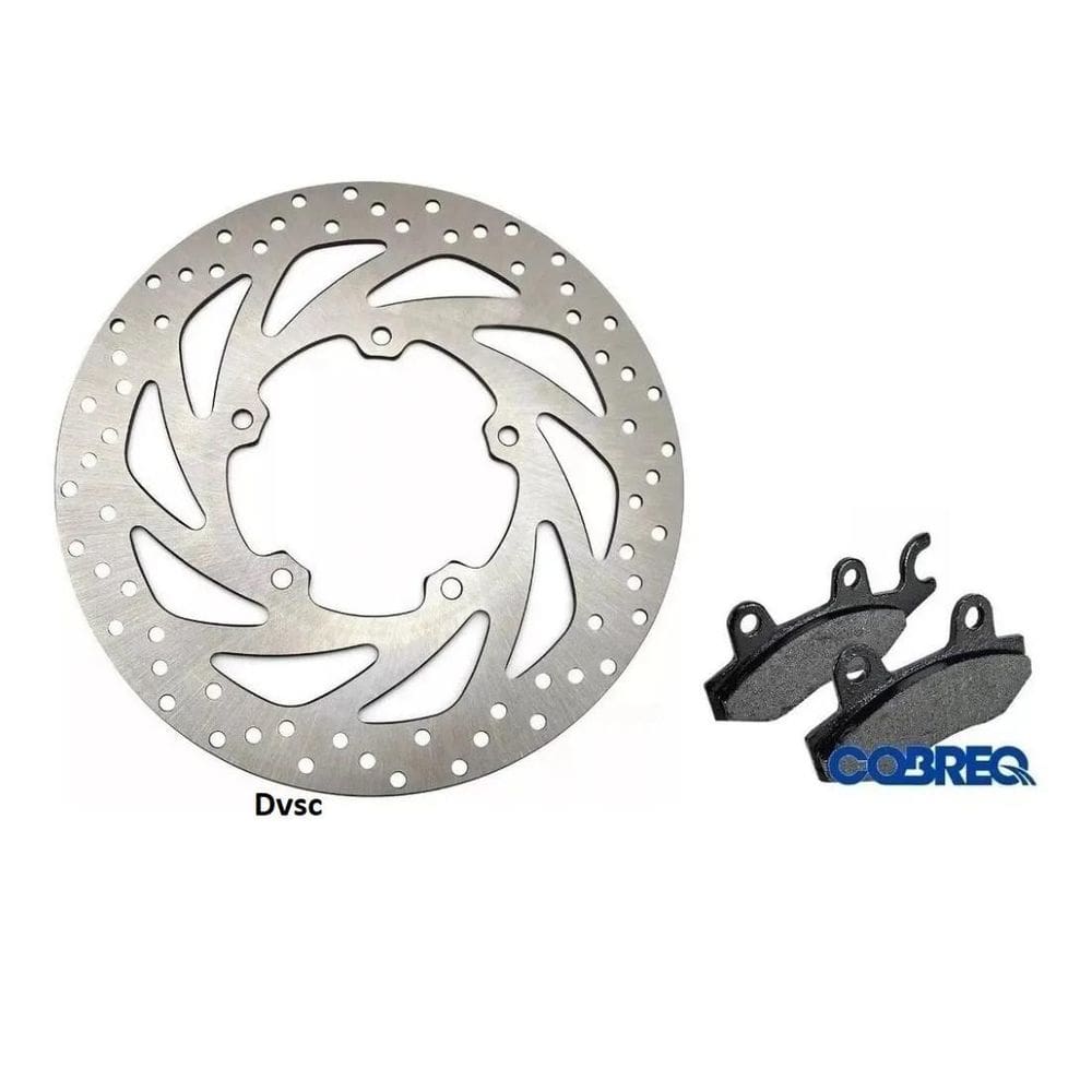 Disco Pastilha Freio Dianteira Cobreq Fazer 250 2005 A 2015