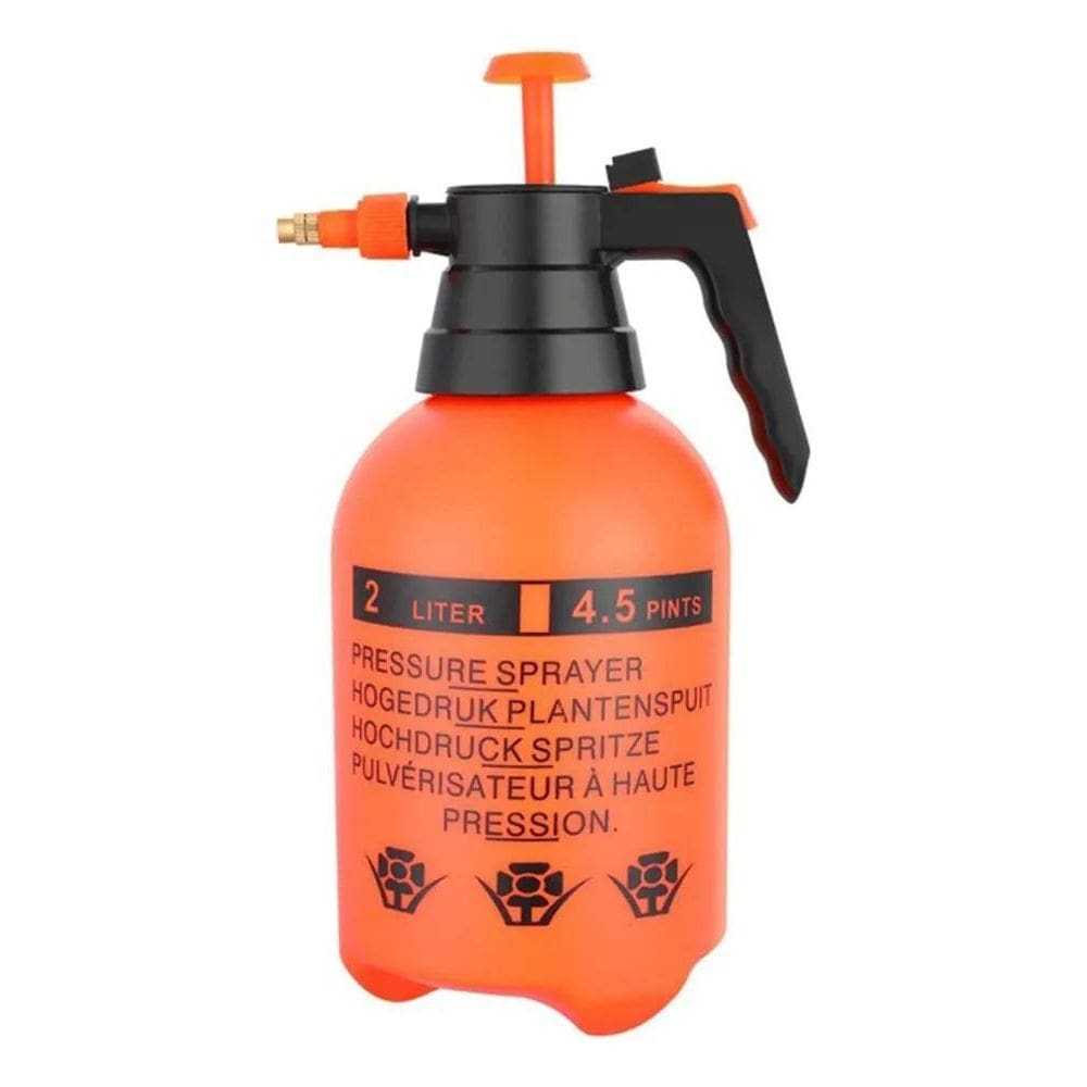 2X Bomba Manual, Pulverizador, Fumigador, 2L, Cor Laranja Cl