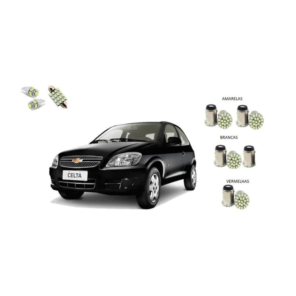 Kit Lâmpada Led Gm Novo Celta 2007 2006 2008 2009 2010 2011