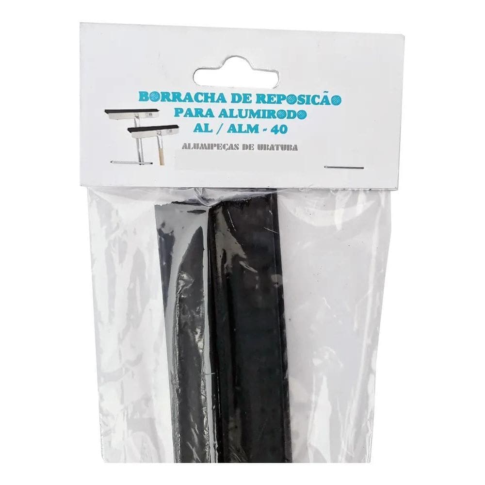 2X Kit 3 Unidades - Refil Borracha Para Rodo De Alumínio 40C