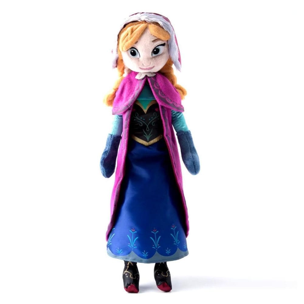 Boneca De Pelúcia Infantil Frozen Anna 40Cm Disney
