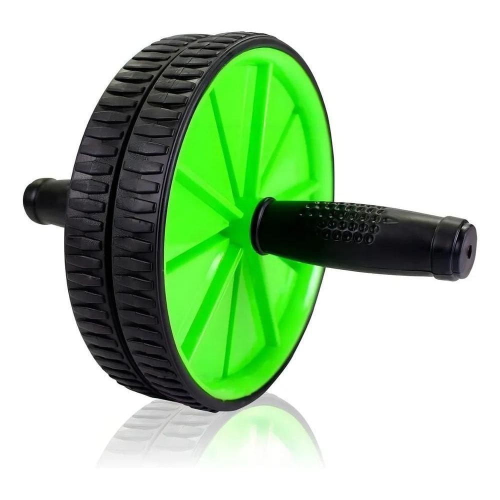 Roda Abdominal Rolo De Exercicios Lombar Malhar Em Casa Cor